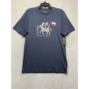 Travis Mathew Mens Size M Blue Hoot and Hollar 2.0 Short Sleeve Shirt New*